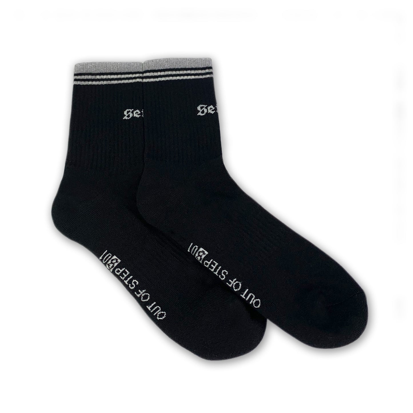 Essential Crew Sock Pair (Black)