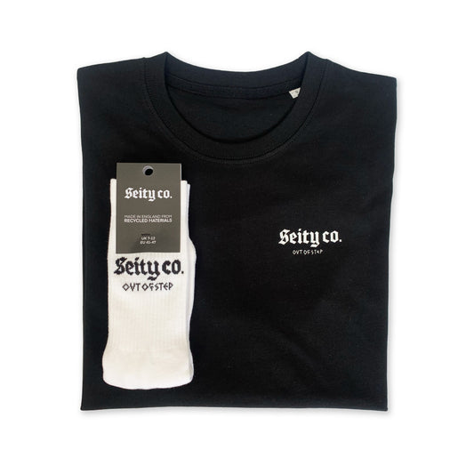 Recycled Crew Socks + T-Shirt Bundle